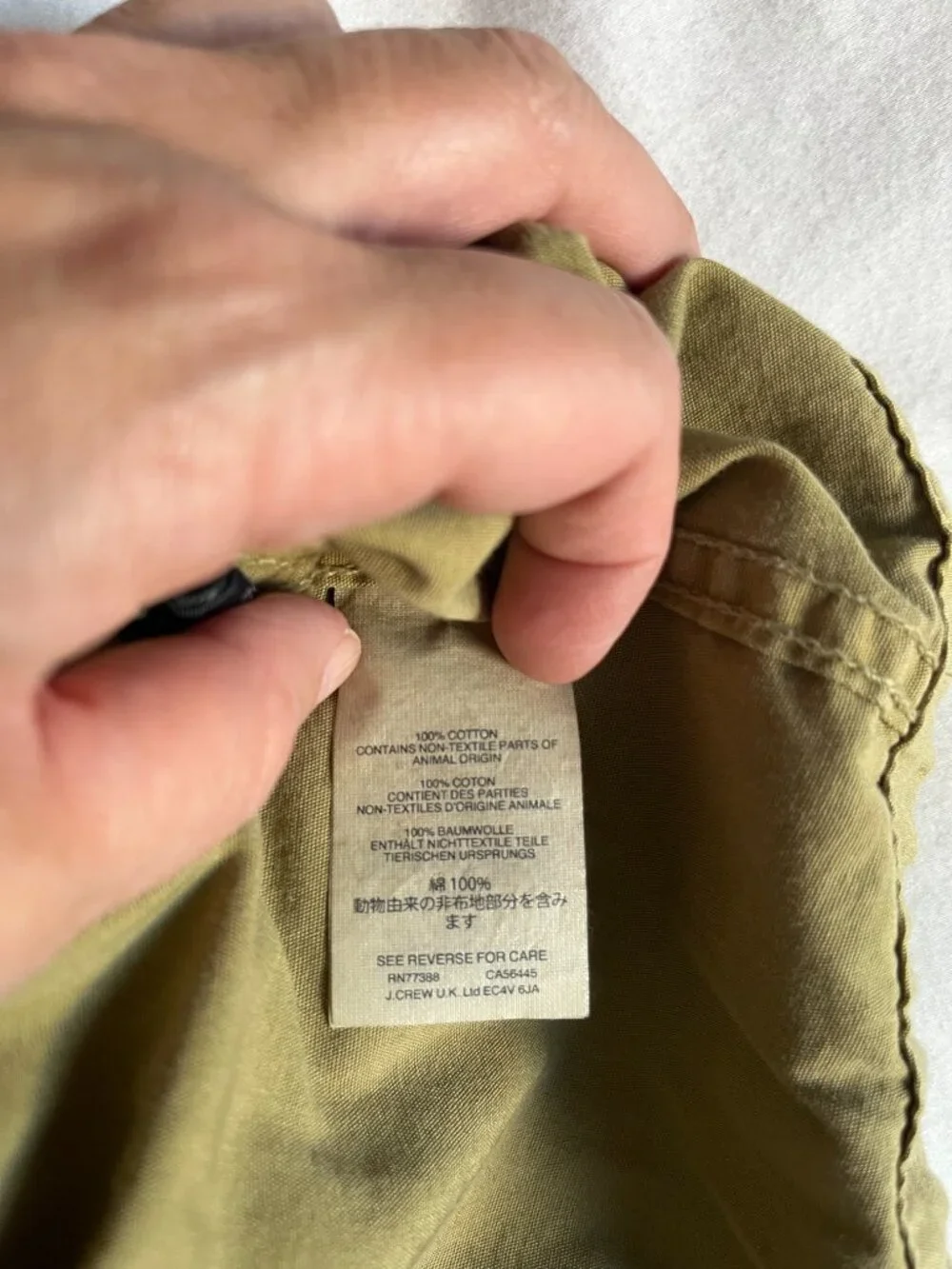 J.Crew Field Mechanic Hooded Utility Jacket Green - Women's M